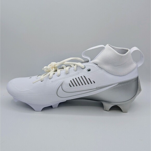 Nike Vapor Edge Pro 360 2 White Silver Football Cleats DA5456-102 Men\'s Size 10